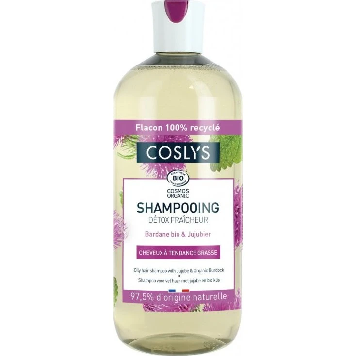 COSLYS Shampoo Capelli Grassi Bardana e Giuggiola 500 ml