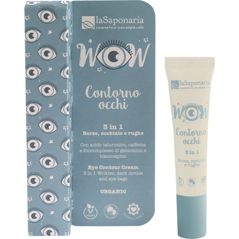 La Saponaria Crema Contorno Occhi 3 in 1 Bio