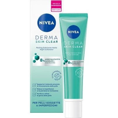 Nivea Derma Skin Clear Peeling Notte 40ml