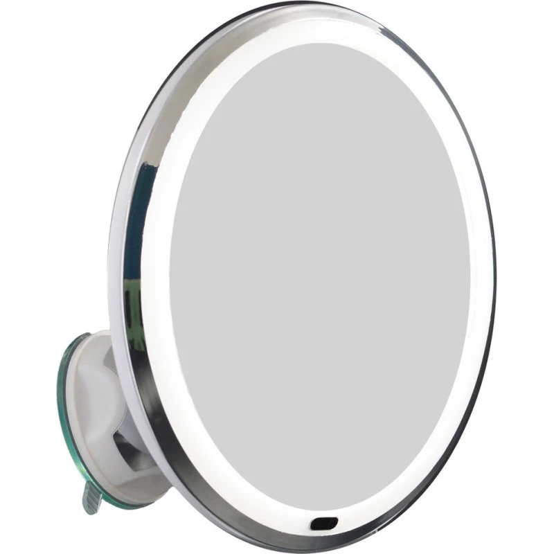 Idrobric Specchio Ingrossatore 10x a Led 360° con Ventosa