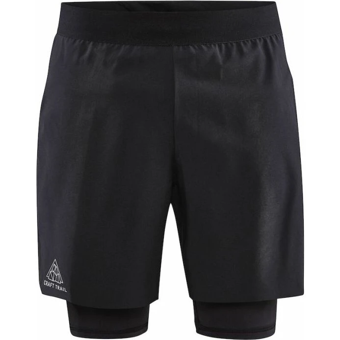 Craft PRO TRAIL 2IN1 Shorts Uomo Slate/Desert 24