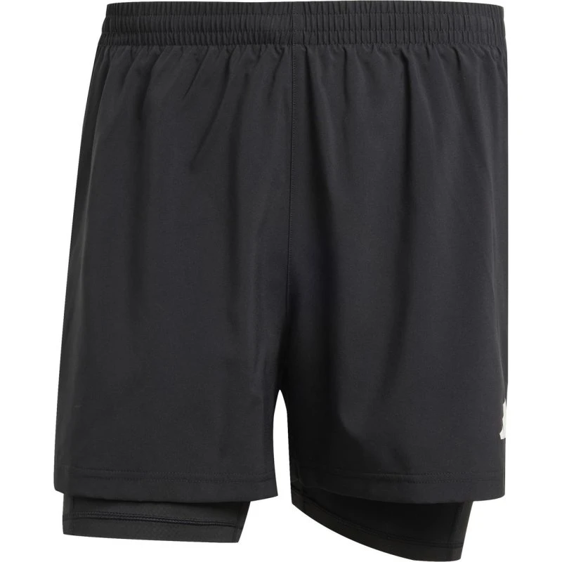 adidas Own the Run 2-in-1 Running Shorts Uomo Verde
