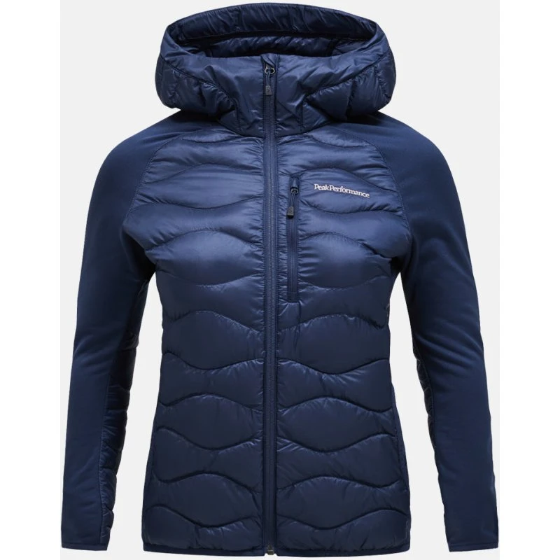 Peak Performance Helium Down Hybrid Hood Donna Nera