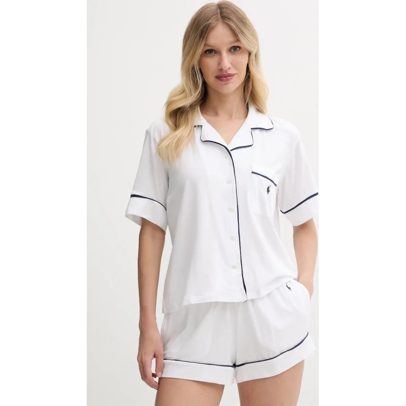 Polo Ralph Lauren Pigiama Donna Bianco