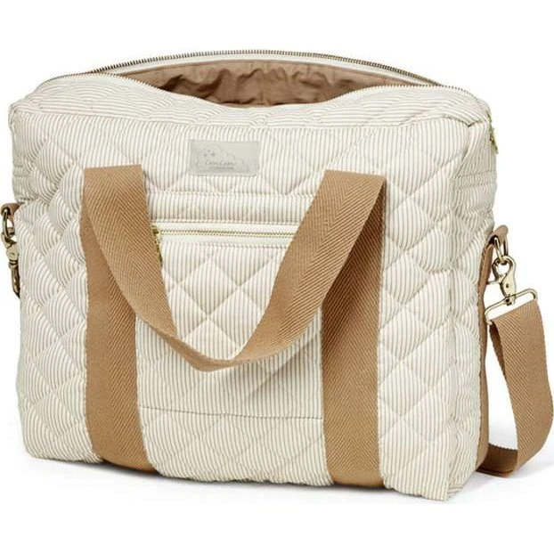 Cam Cam Copenhagen Borsa Mummia Classic Stripes Camel