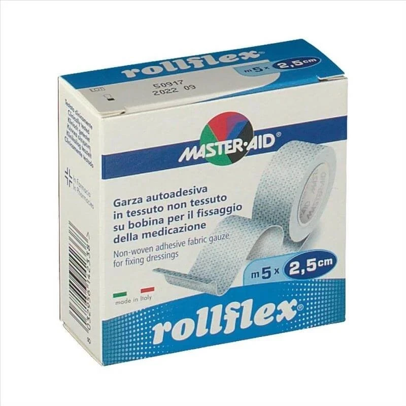 Master-Aid Rollflex Garza Autoadesiva 5m x 2,5 cm