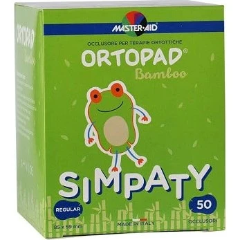 Master-Aid Ortopad Simpaty Occlusore Autoadesivo per Ambliopia e Strabismo, 50 Pezzi