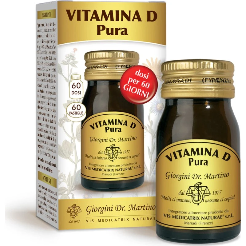 Dr. Giorgini Vitamina D Pura Integratore Ossa e Articolazioni 60 Pastiglie