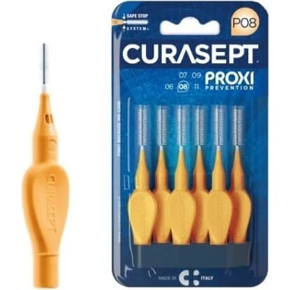 Curasept Proxi Prevenzione Scovolini Interdentali Arancio 0,8mm (6 pz)