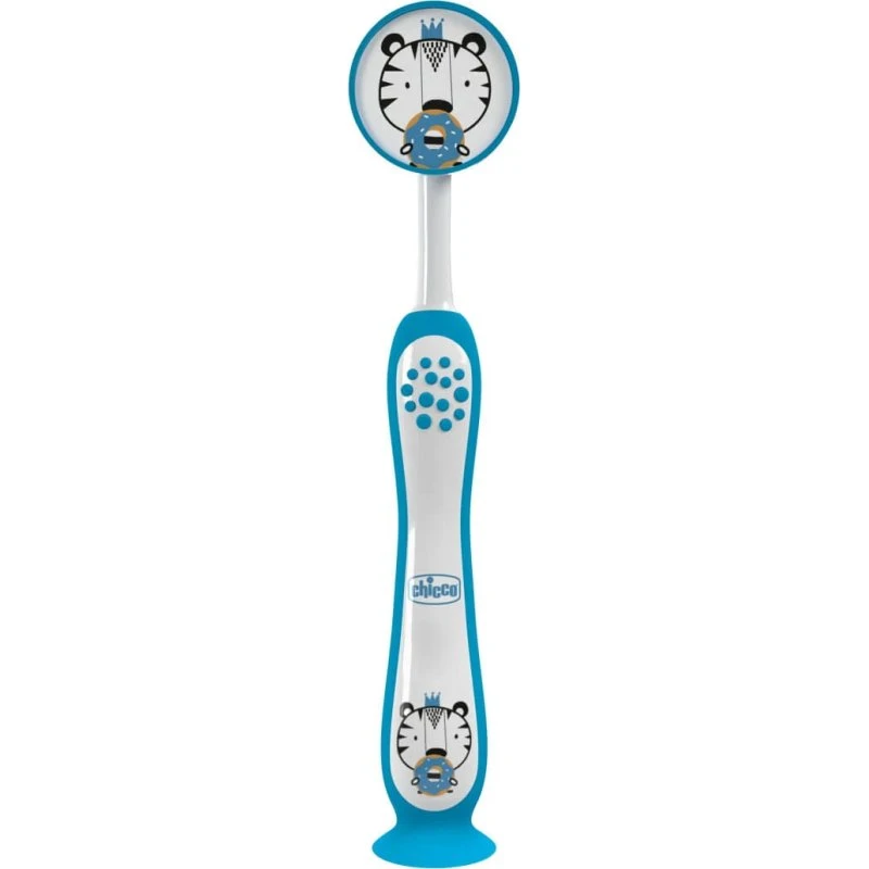 Chicco Spazzolino Tiger per Bambini 3-6 Anni - Azzurro