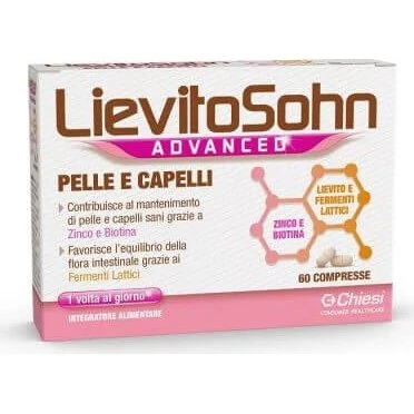 LievitoSohn Advanced Complesso Multivitaminico Pelle e Capelli 60 cp