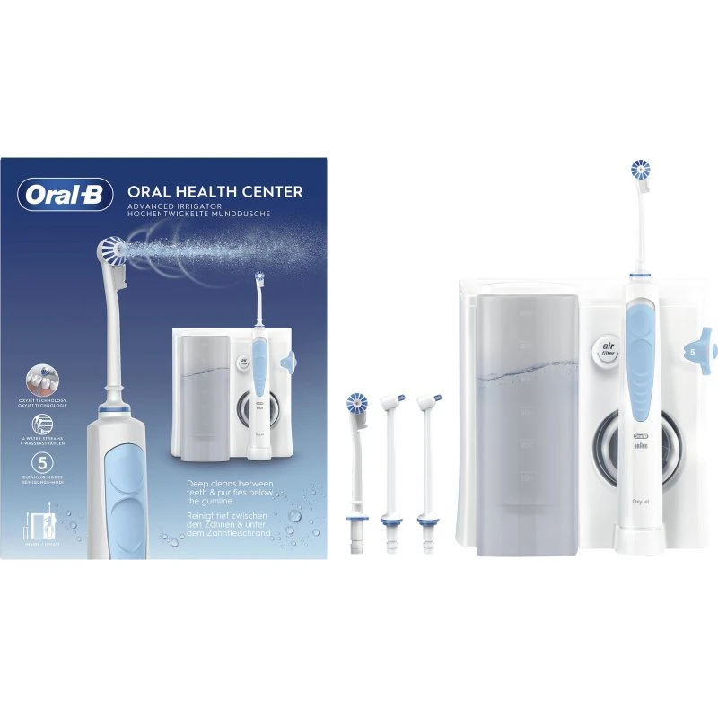 Oral-B Idropulsore Health Center Avanzato con 4 Beccucci