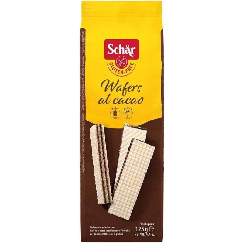 Dr. Schär Wafers al Cacao Senza Glutine 125g