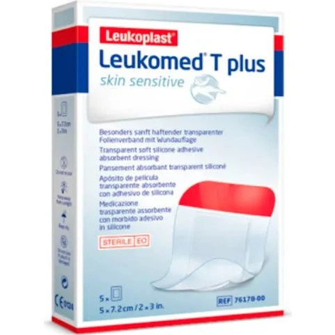 Leukoplast Leukomed T Plus 5x7,2 cm - Medicazione per Pelli Sensibili