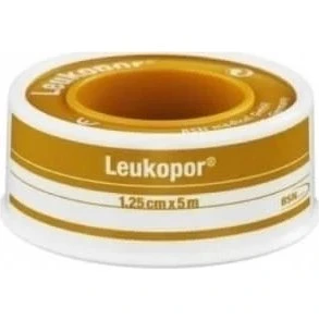 Leukopor Cerotti su Rocchetto 1,25cm x 5m per Pelli Sensibili