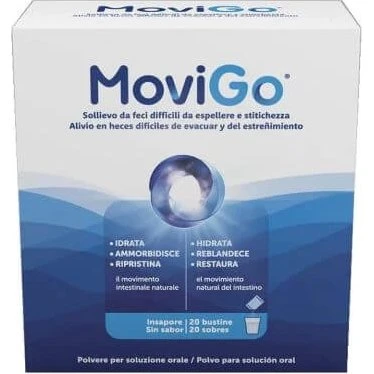 Movigo 20 bustine - Soluzione per la motilità intestinale