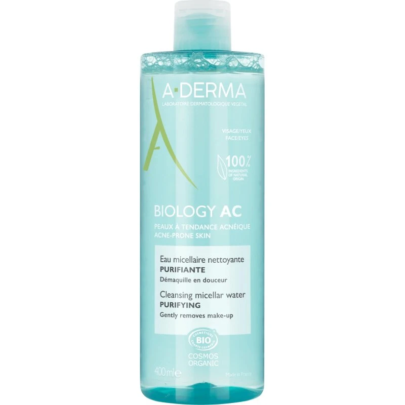 A-Derma Biology Ac Acqua Micellare Detergente Struccante 400 ml