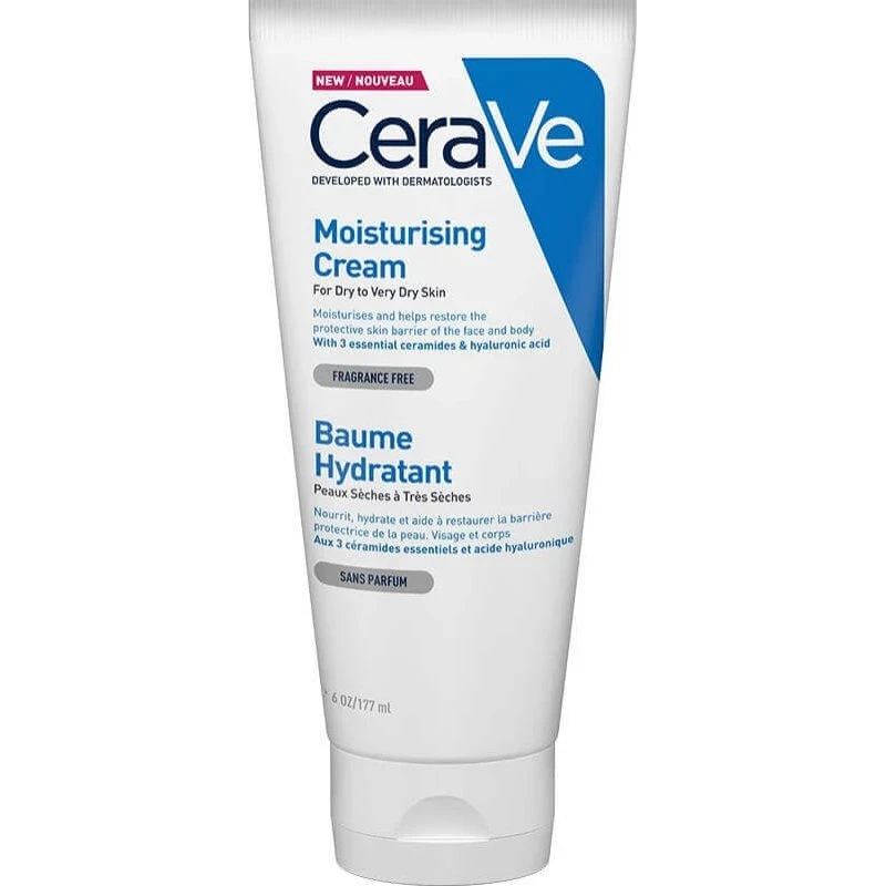 CeraVe Crema Idratante Viso e Corpo per Pelli Secche, 177ml