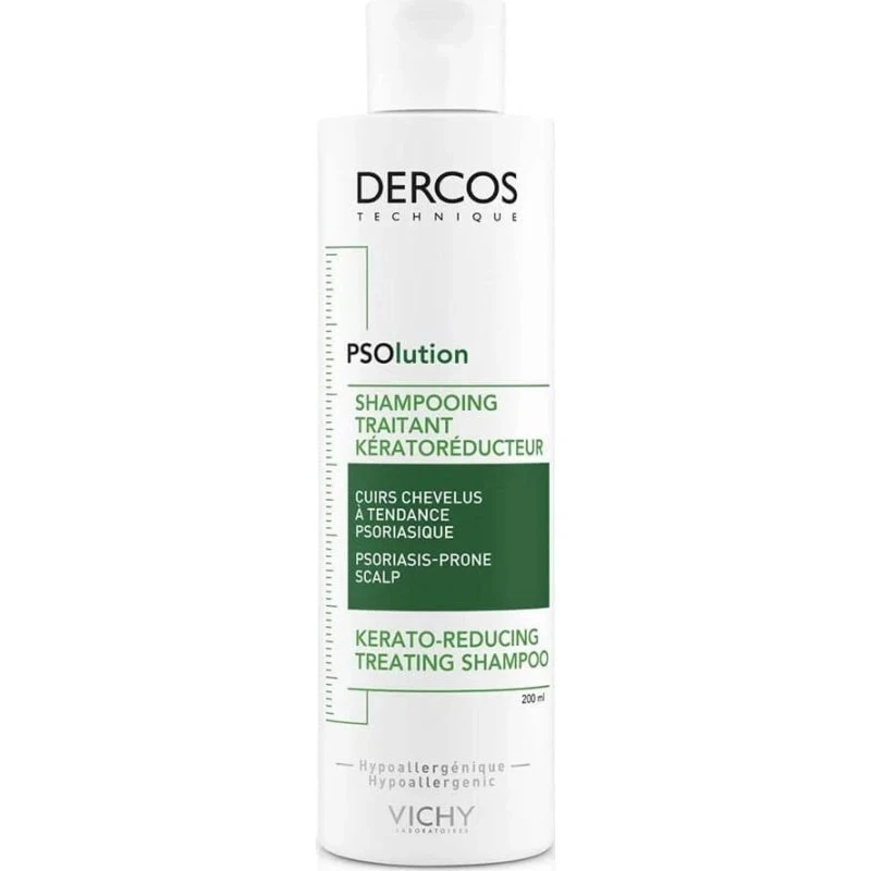Vichy Dercos Shampoo PSOlution 200ml per Cuoio Capelluto con Psoriasi