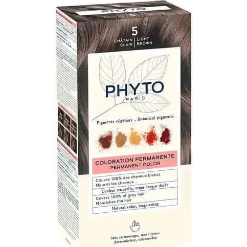 Phyto Phytocolor Kit 5 Castano Chiaro - Colorazione Permanente