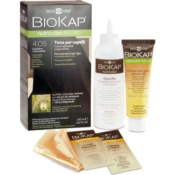 BIOS LINE BioKap Nutricolor Tinta Delicato 4.05 Castano Cioccolato