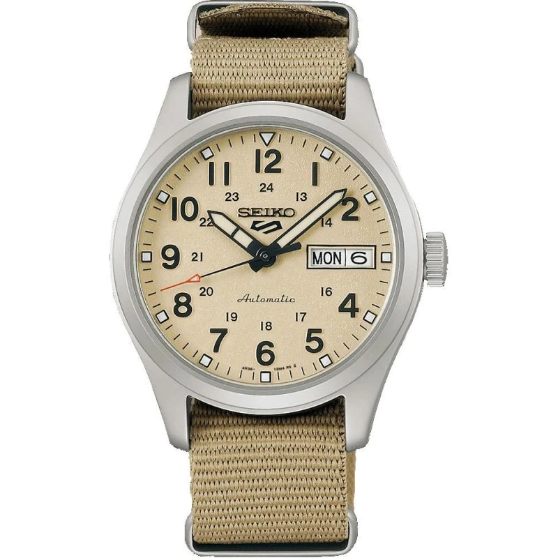 Seiko 5 Sports Automatico SRPJ83K1 36 mm Khaki