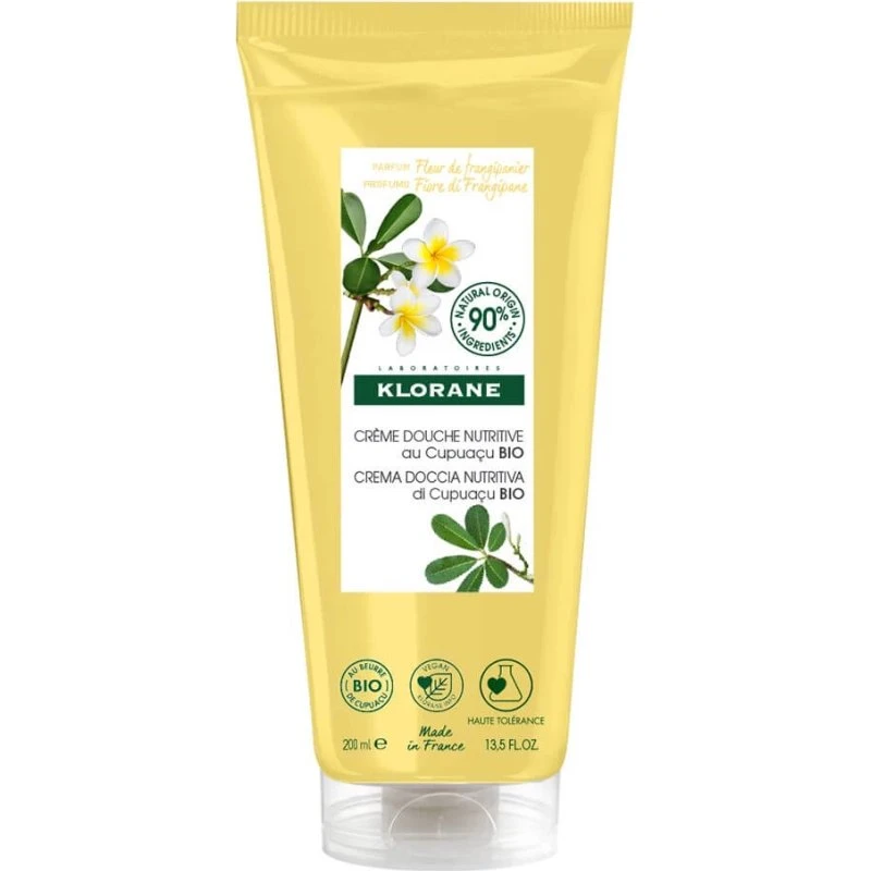 Klorane Crema Doccia Nutritiva al Cupuaçu Bio e Frangipane 200ml