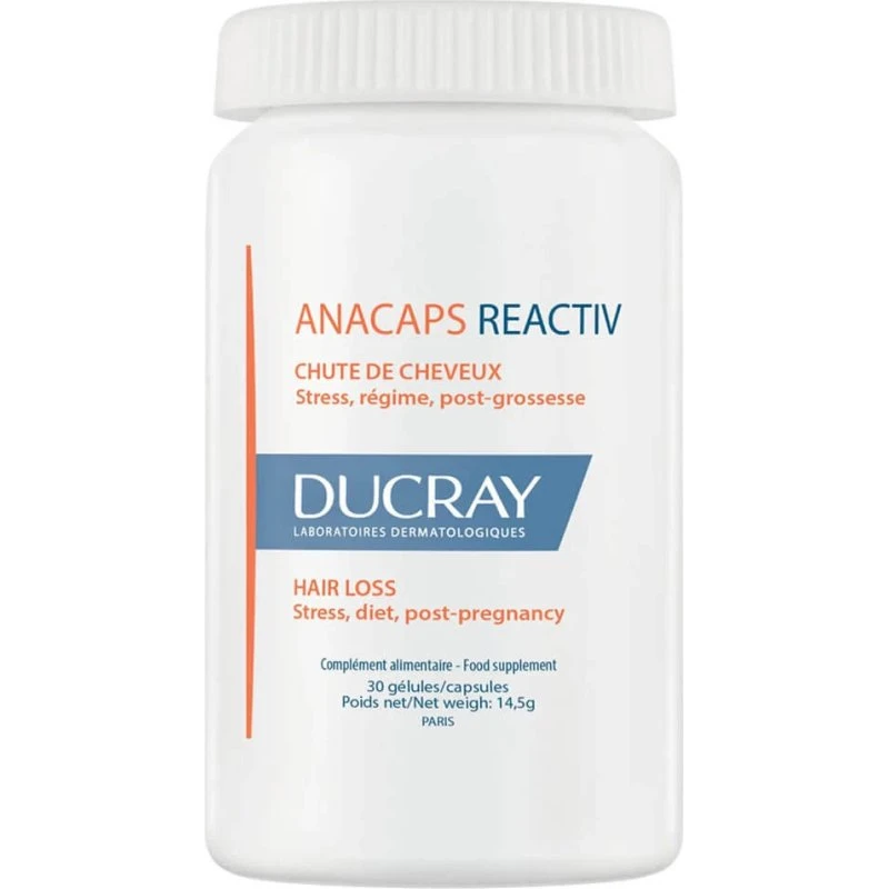 Ducray Anacaps Reactiv Integratore Per Capelli 30 Compresse