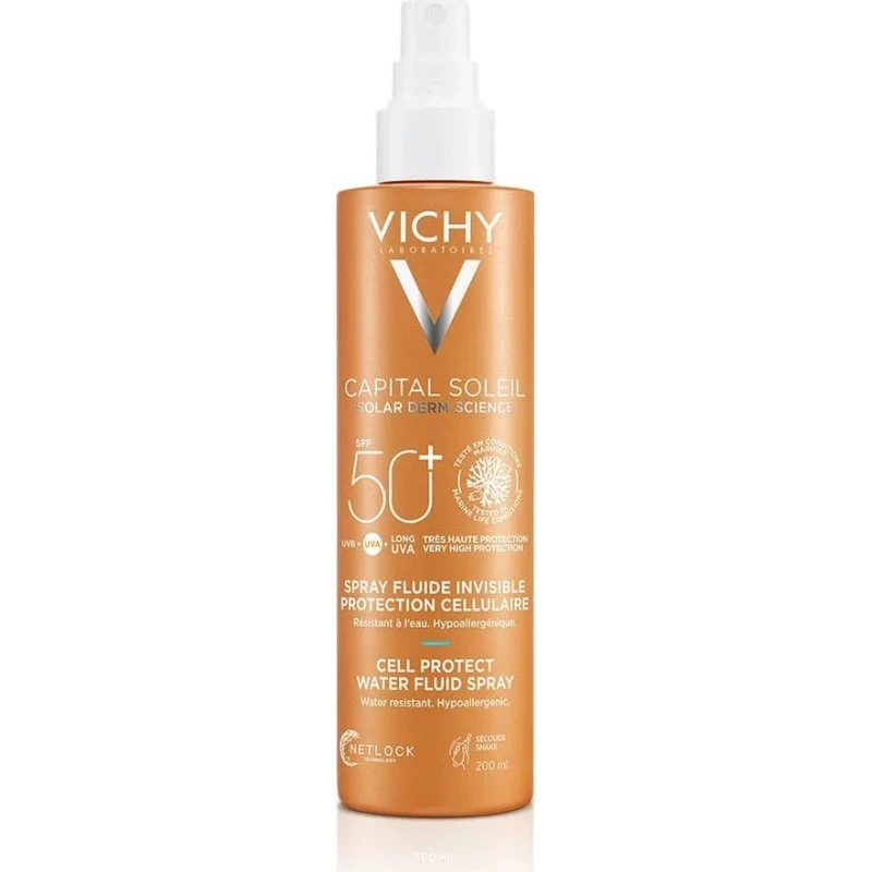Vichy Capital Soleil Cell Protect Fluido Spray SPF50+ 200ml