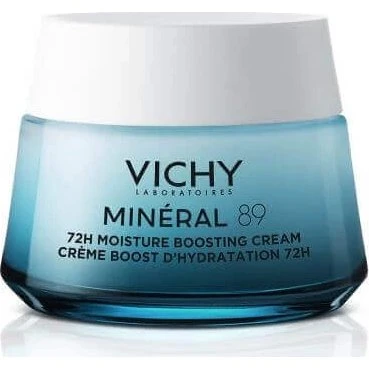Vichy Mineral 89 Crema Idratante Intensa 72h, 50ml