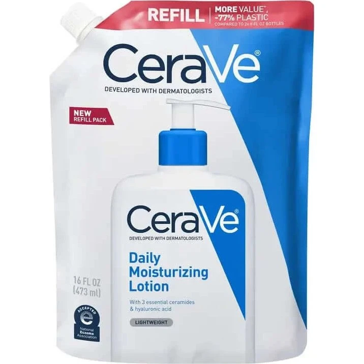 CeraVe Lozione Idratante Corpo Ricarica 473ml per Pelle Normale e Secca