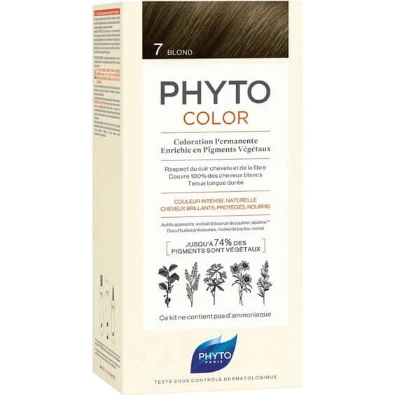Phyto Phytocolor 7 Biondo - Tintura Permanente per Capelli