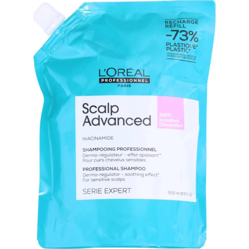 L'Oréal Scalp Advanced Shampoo Ricarica 500 ml