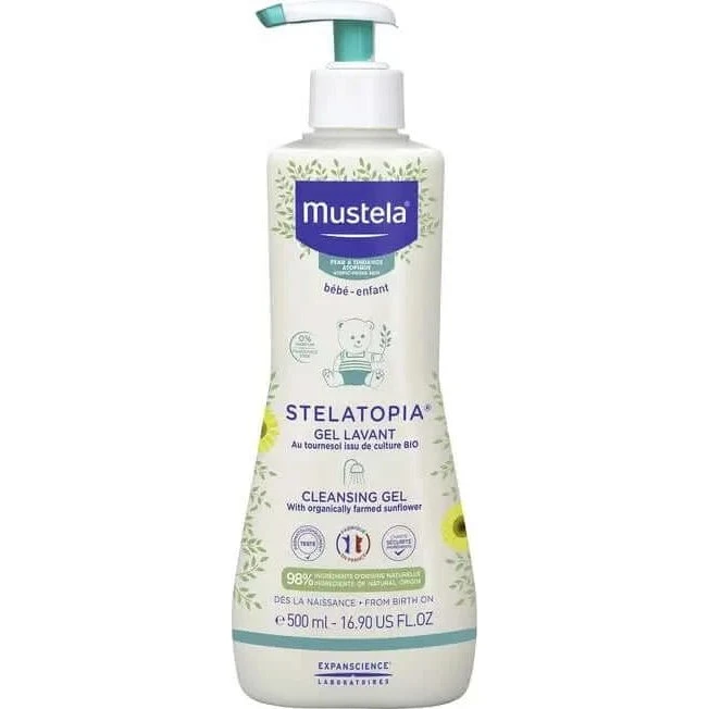 Mustela Stelatopia Gel da Bagno 500ml per Pelle Atopica