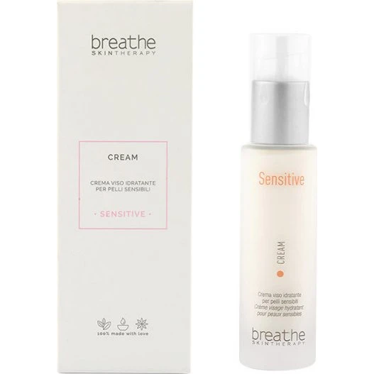 Breathe Sensitive Cream 50ml Crema Viso per Pelli Sensibili