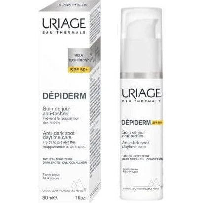 Uriage Depiderm Crema Giorno Anti-Macchie SPF50+ con Vitamina C