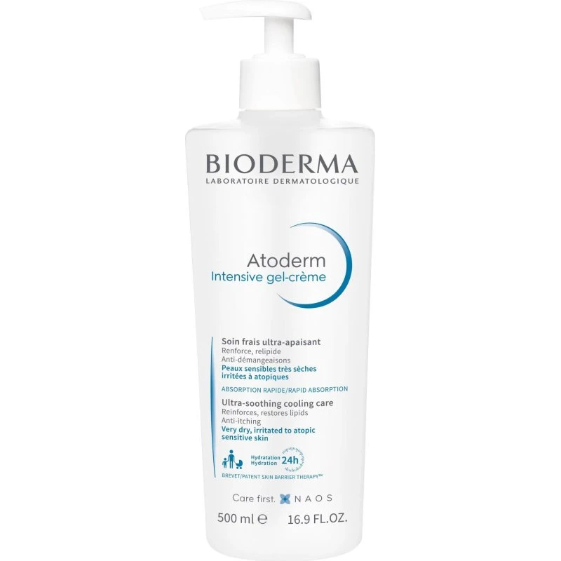 Bioderma Atoderm Intensive Gel-crema per pelli secche e atopiche 500 ml