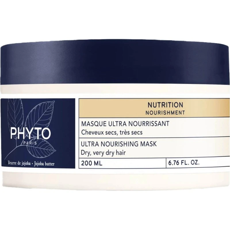 Phyto Nutrition Maschera Nutriente per Capelli Secchi e Molto Secchi, 200 ml