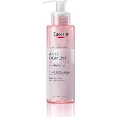 Eucerin Gel Detergente Esfoliante Anti-Pigment con 2% AHA, 200 ml