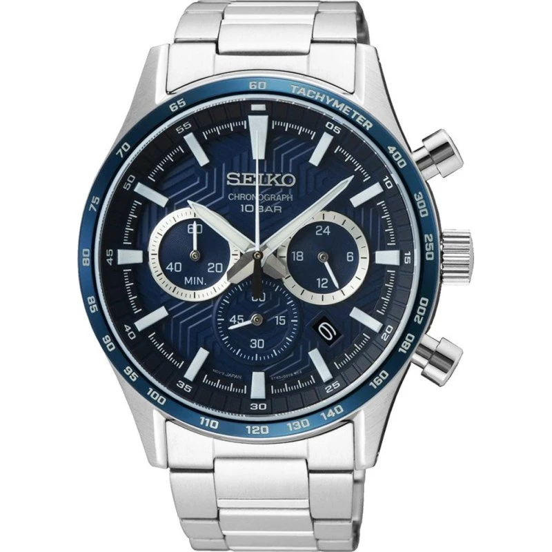Seiko Chronograph SSB445P1 43 mm Acciaio