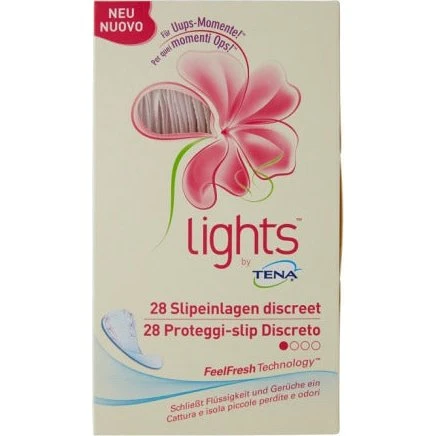 Tena Lights Sensitive Discreto Proteggi-slip, 28 pz