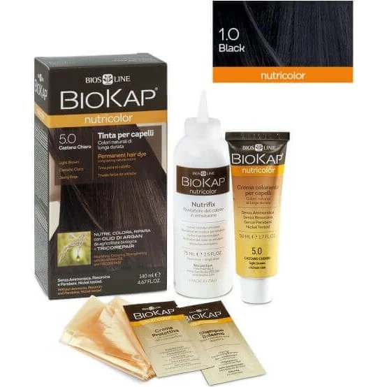 Biokap Nutricolor Tinta Capelli Nero 1.0 - 140ml