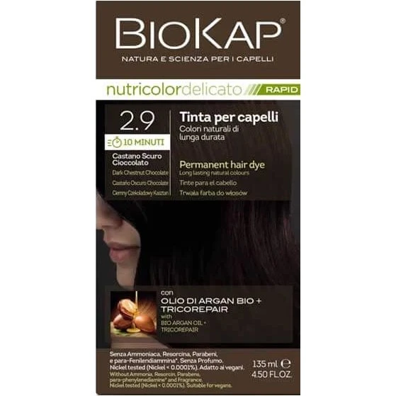 Biosline BioKap Nutricolor Delicato Rapid 2,9 Castano Scuro Cioccolato
