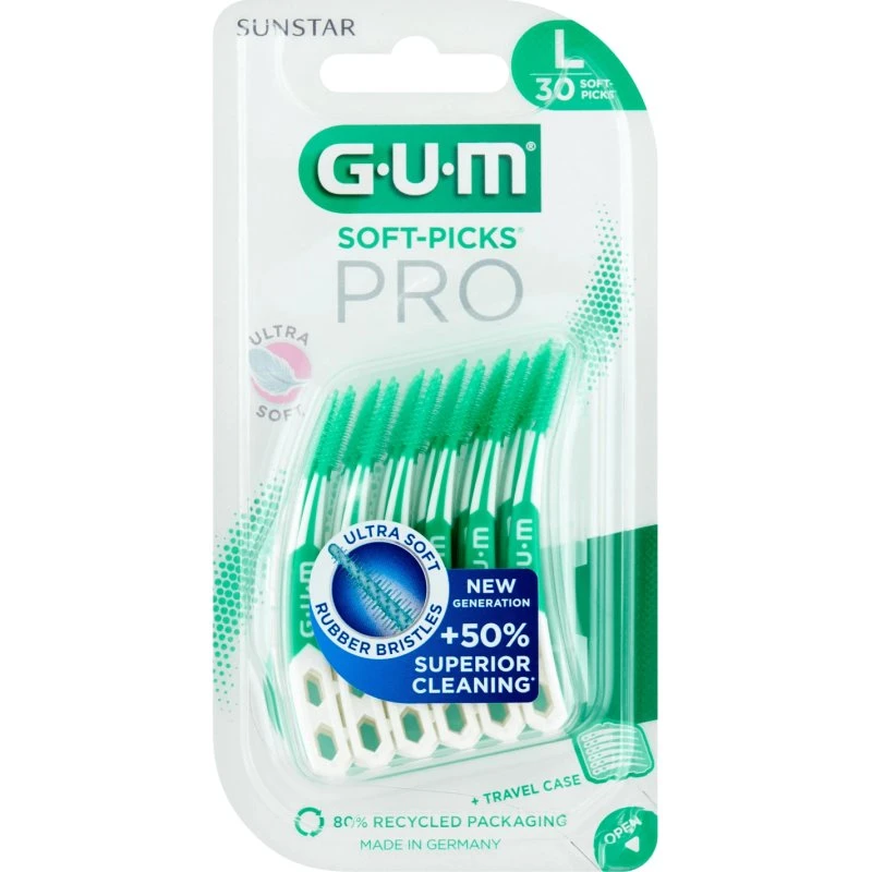 Sunstar Gum Soft-Picks Pro Pulitori Interdentali Grandi, 30 pz