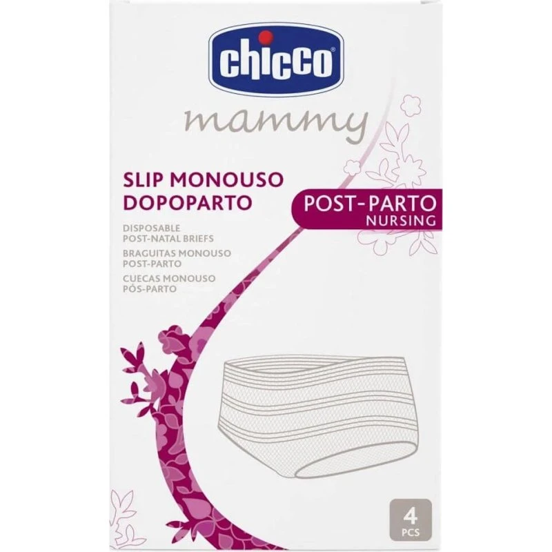 Chicco Slip Elasticizzate Post-Parto a Rete - Confezione da 4 pz