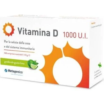 Metagenics Vitamina D 1000 UI - 168 Compresse Masticabili