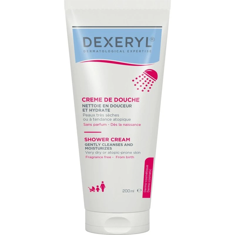Dexeryl Doccia Crema Idratante per Pelle Molto Secca 200 ml