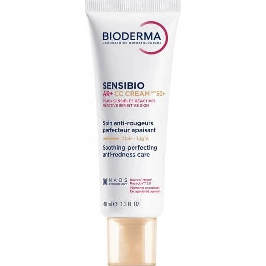 Bioderma Sensibio AR+ CC SPF 50+ Crema Lenitiva Tonalità Chiara 40ml