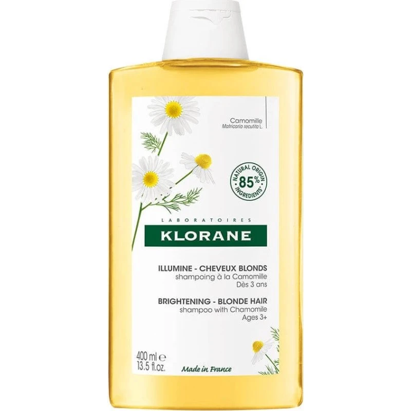 Klorane Camomilla Shampoo Riflessante per Capelli Biondi 400 ml