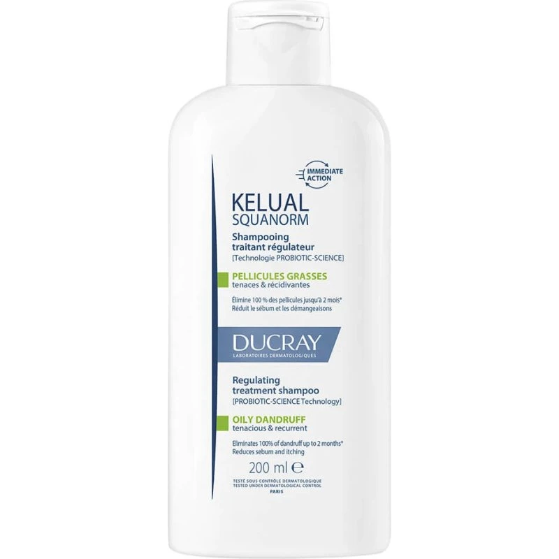Ducray Kelual Squanorm Shampoo Antiforfora Grassa 200ml